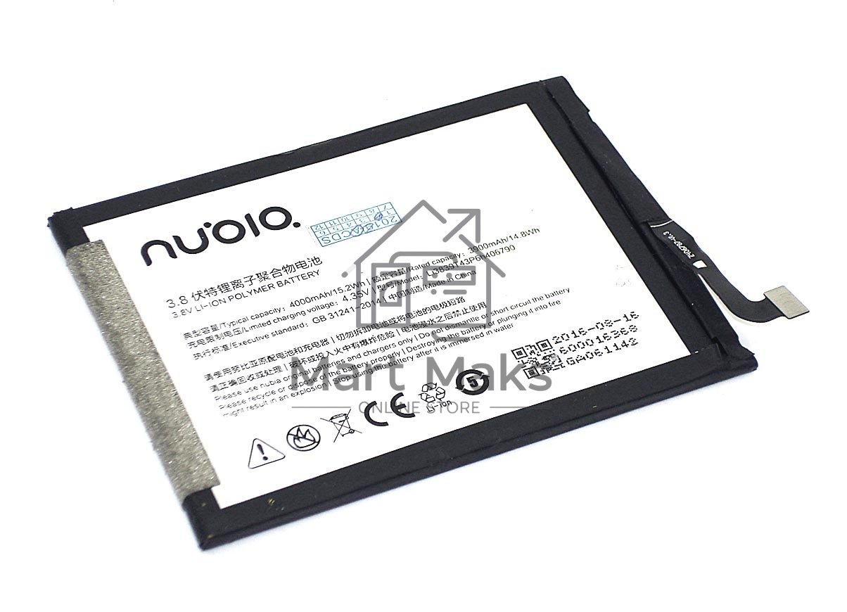Аккумуляторная батарея Li3839T43P6h406790 для ZTE Nubia Z11 Max 3.8V 3900mAh