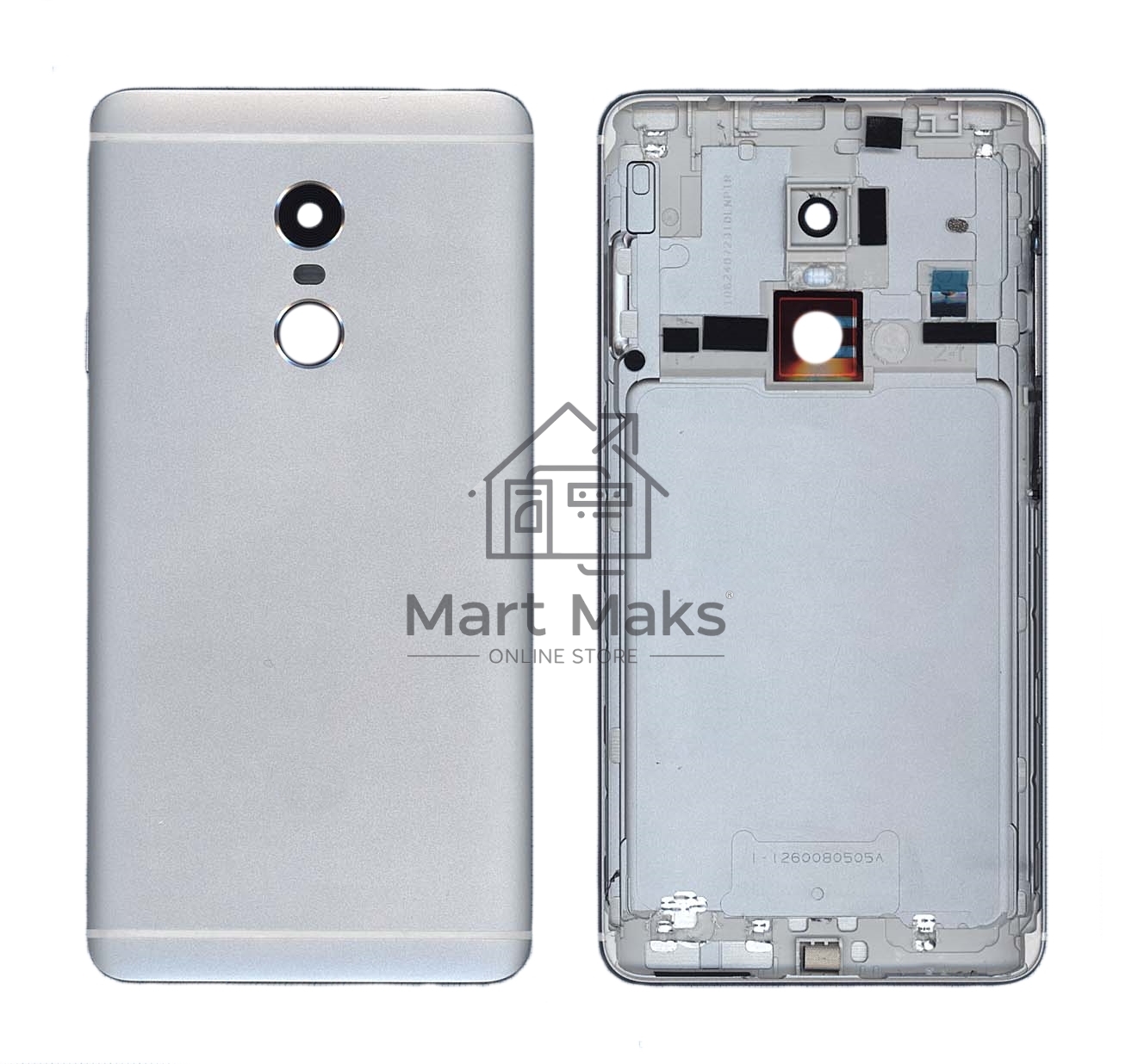 Задняя крышка для Xiaomi Redmi Note 4 серая