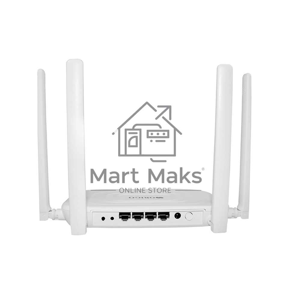 Беспроводной двухдиапазонный маршрутизатор AC1200, 1x100Base-TX WAN, 3x100Base-TX LAN, 4 внешние антенны 5 dBi