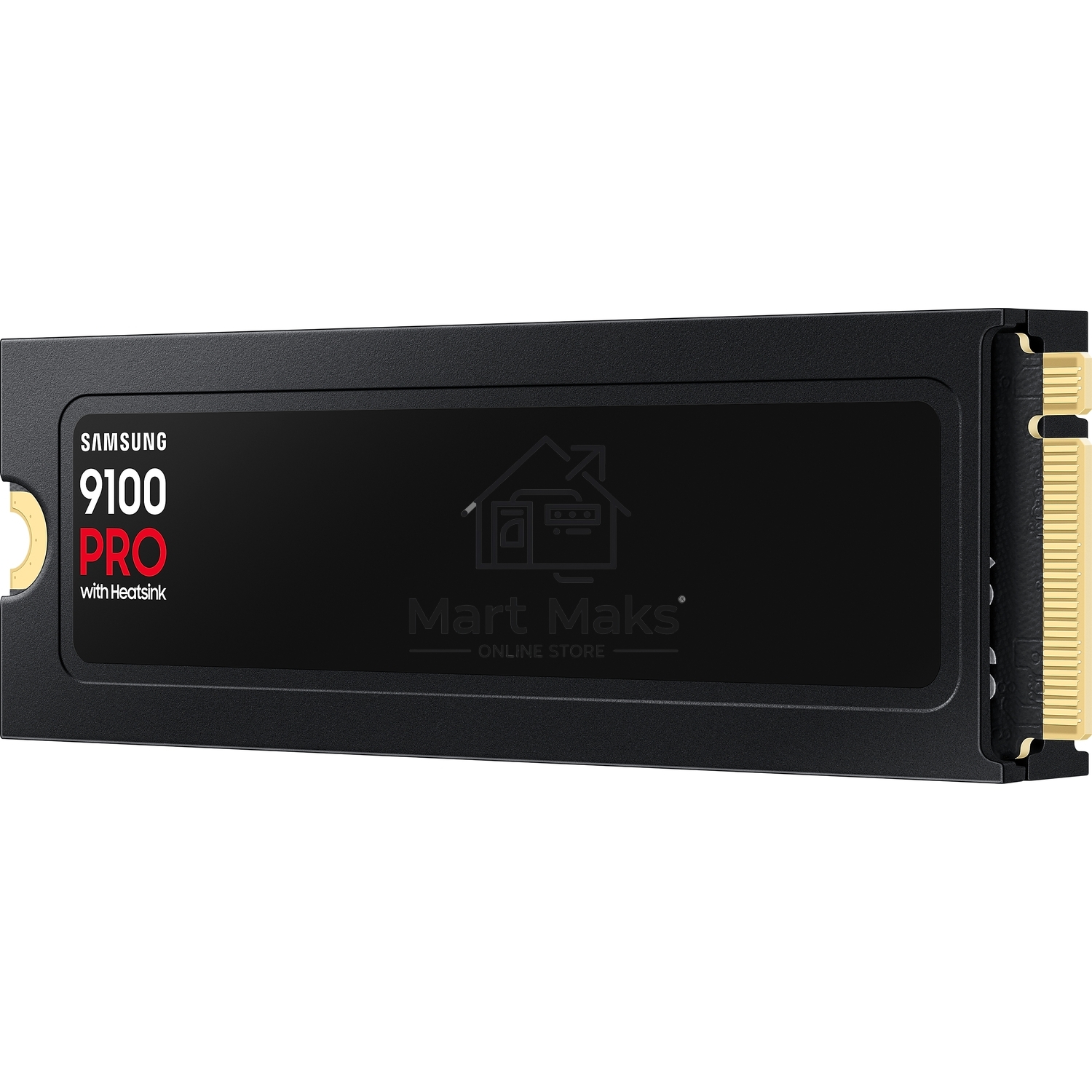 Твердотельный диск 2TB Samsung 9100 PRO, M.2, PCI-E 5.0 x4, TLC 3D NAND R/W - 14700 (14800) / 13400 (13300) MB/s с радиатором