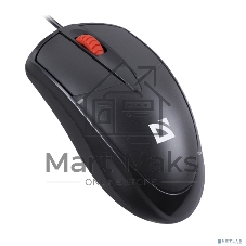 Мышь проводная Defender Icon MB-057 черный, 1000 dpi, USB, кнопки - 3