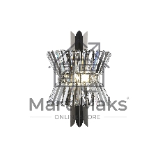 Настенный светильник Ambrella light LH41032/2 BK/CL черный/прозрачный E14*2 max 40W 310*180*460