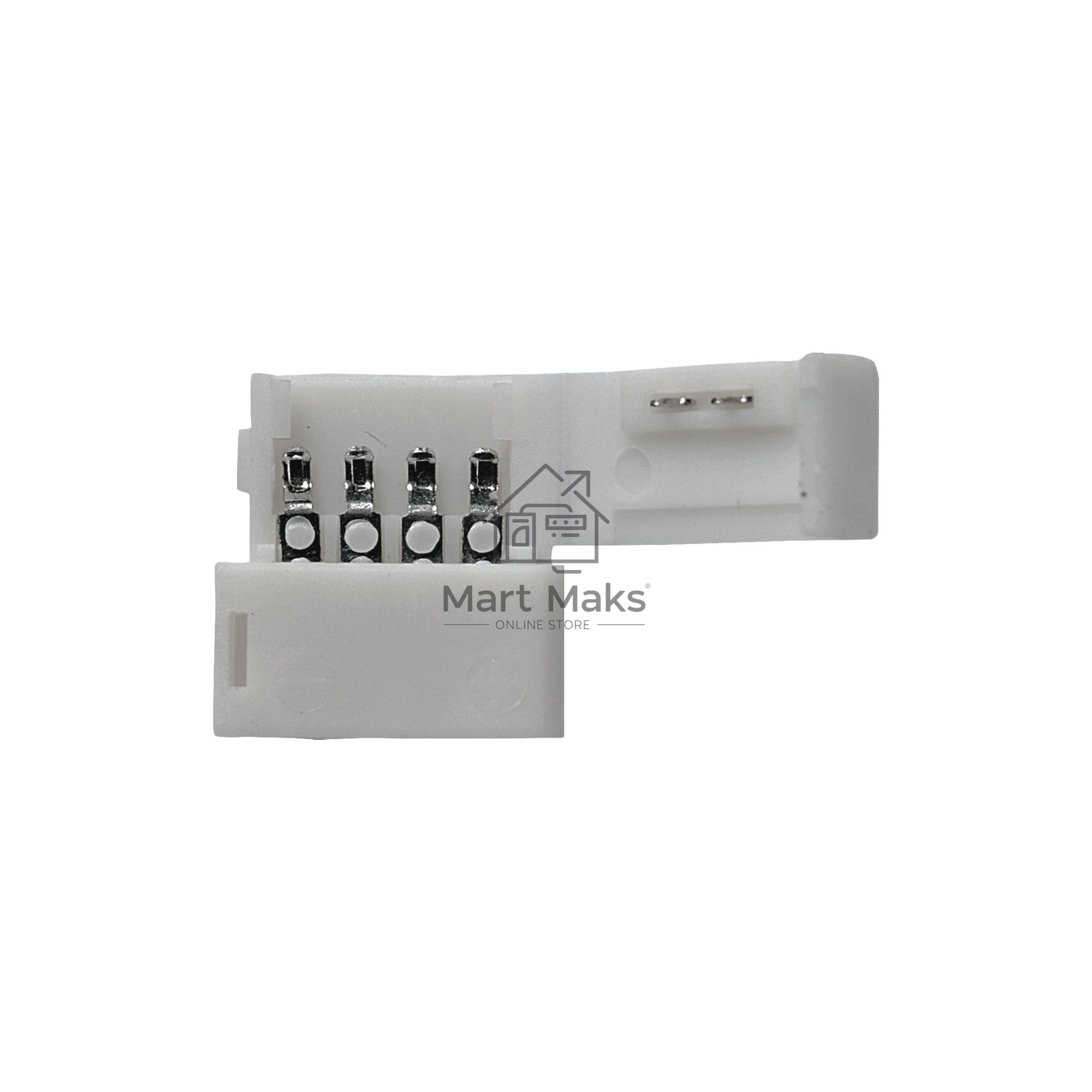LED 3A / Соединитель электрический Коннектор для RGB светодиодной ленты жесткий (10pkt)