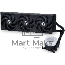 Система жидкостного охлаждения Lian Li GA II Lite 360 Performance Black, 360 мм, 3x120 мм, 200-2500 об/мин, 29.8 дБ, 4-pin PWM, без подсветки, черный