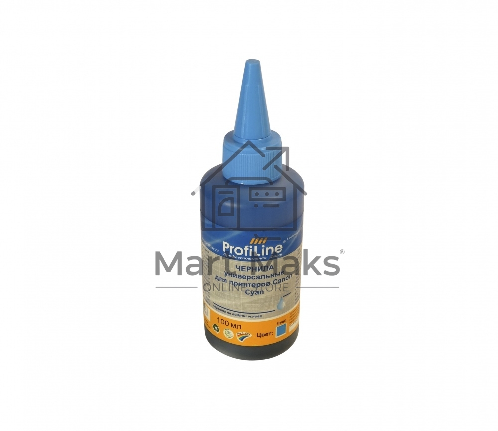 Чернила для принтеров Canon универсальные Cyan 100 мл водн ProfiLine