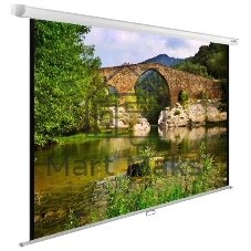 Экран Cactus 220x165 см WallExpert CS-PSWE-220x165-WT 1:1 настенно-потолочный рулонный белый