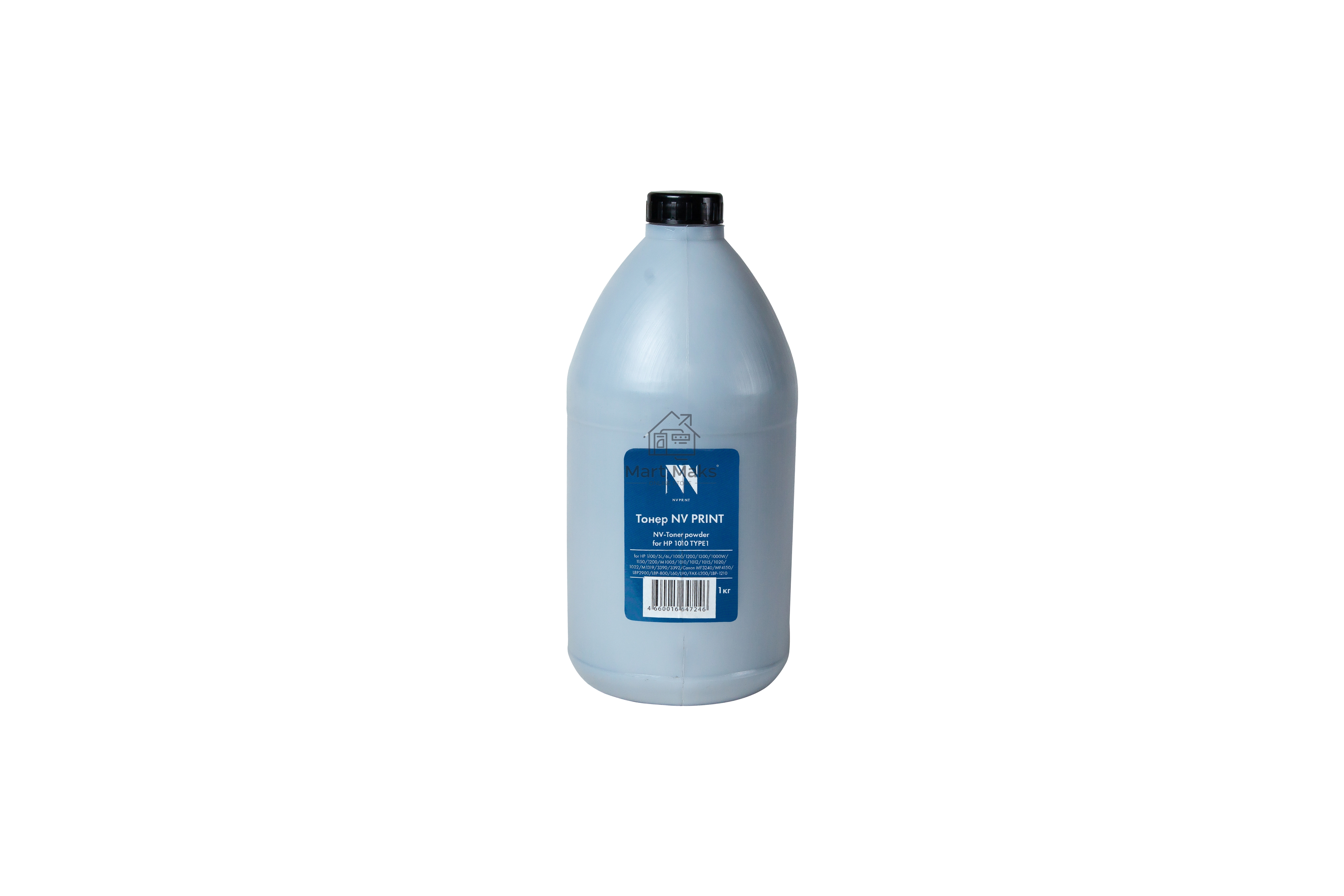 Тонер NV PRINT TYPE1 for HP 1100/5L/6L/1000/1200/1300/1000W/1150/1200/M1005/1010/1012/1015/1020/1022/M1319/3390/3392/Canon MF3240/MF4150/LBP2900/LBP-800/L60/L90/FAX-L200/LBP-1210 (1KG)
