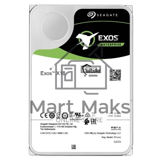 Жесткий диск Seagate SAS 12TB 7200RPM 12GB/S 256MB ST12000NM004J