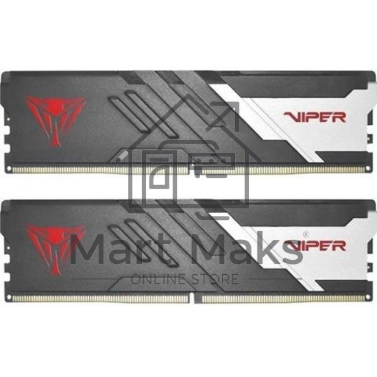 Оперативная память Patriot Viper Venom, DDR5, 16GB (2x8GB), 5600MHz, CL40, DIMM, с радиатором, черный
