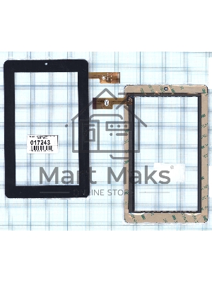 Сенсорное стекло (тачскрин) TPC0069 VER5.0 (188х114), черное