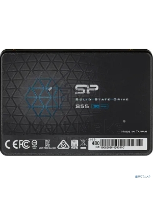 Накопитель SSD Silicon Power Slim S55, 480Gb, SATA, 2.5
