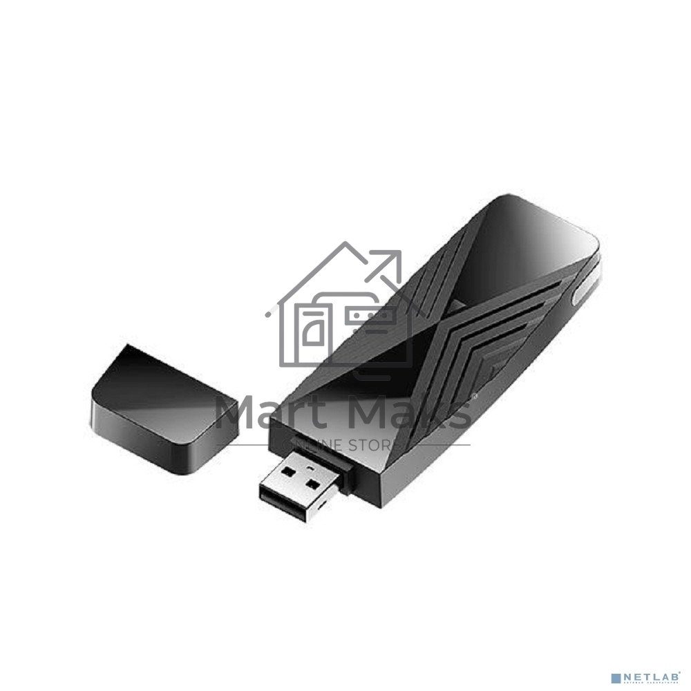 Сетевой адаптер WiFi D-Link DWA-X1850 DWA-X1850/A1A AX1800 USB 3.0 (ант.внутр.)