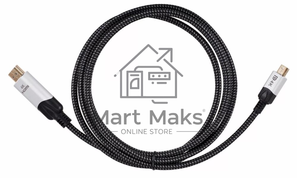 Кабель-переходник miniDisplayPort M-> HDMI M 4K@60Hz 1.8m VCOM