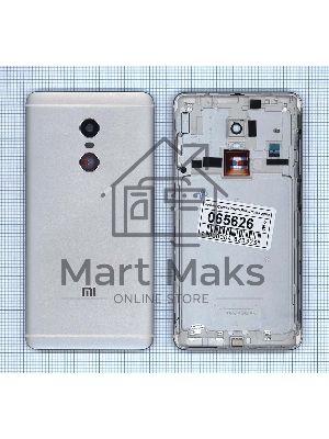 Задняя крышка для Xiaomi Redmi Note 4 серая