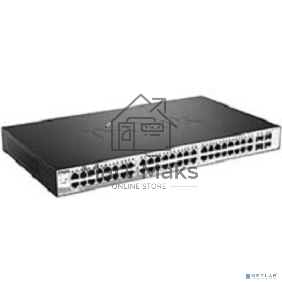 Коммутатор D-Link Managed Gigabit Switch with 48 10/100/1000Base-T + 4 SFP Ports DGS-1210-52/ME/B1A