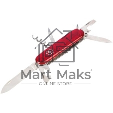 Нож перочинный Victorinox Spartan (1.3603.T) 91мм 12функций красный полупрозначный карт.коробка