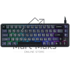 Клавиатура RITMIX RKB-868WBL Black чёрный-фиолетовый