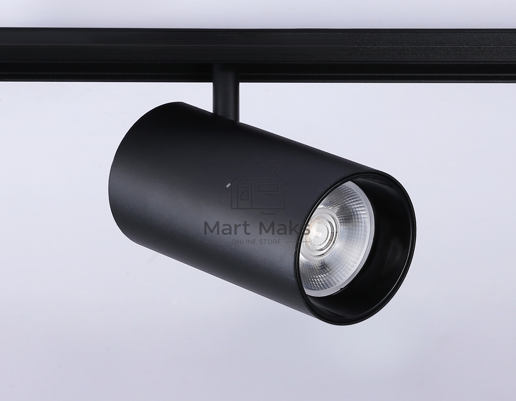 Светильник трековый светодиодный GL3846 BK черный IP20 30W 4200K 48V 24° D77*138
