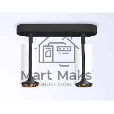 Светильник Ambrella light TN51596/2 WH/BK белый/черный GU10/2 260*60*195