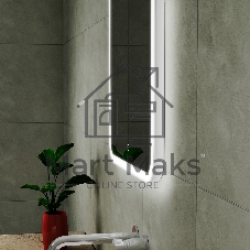 Зеркало для ванной с подсветкой Bau Stil 50х70, сенсорная LED на касание, пластиковый защитный корпу