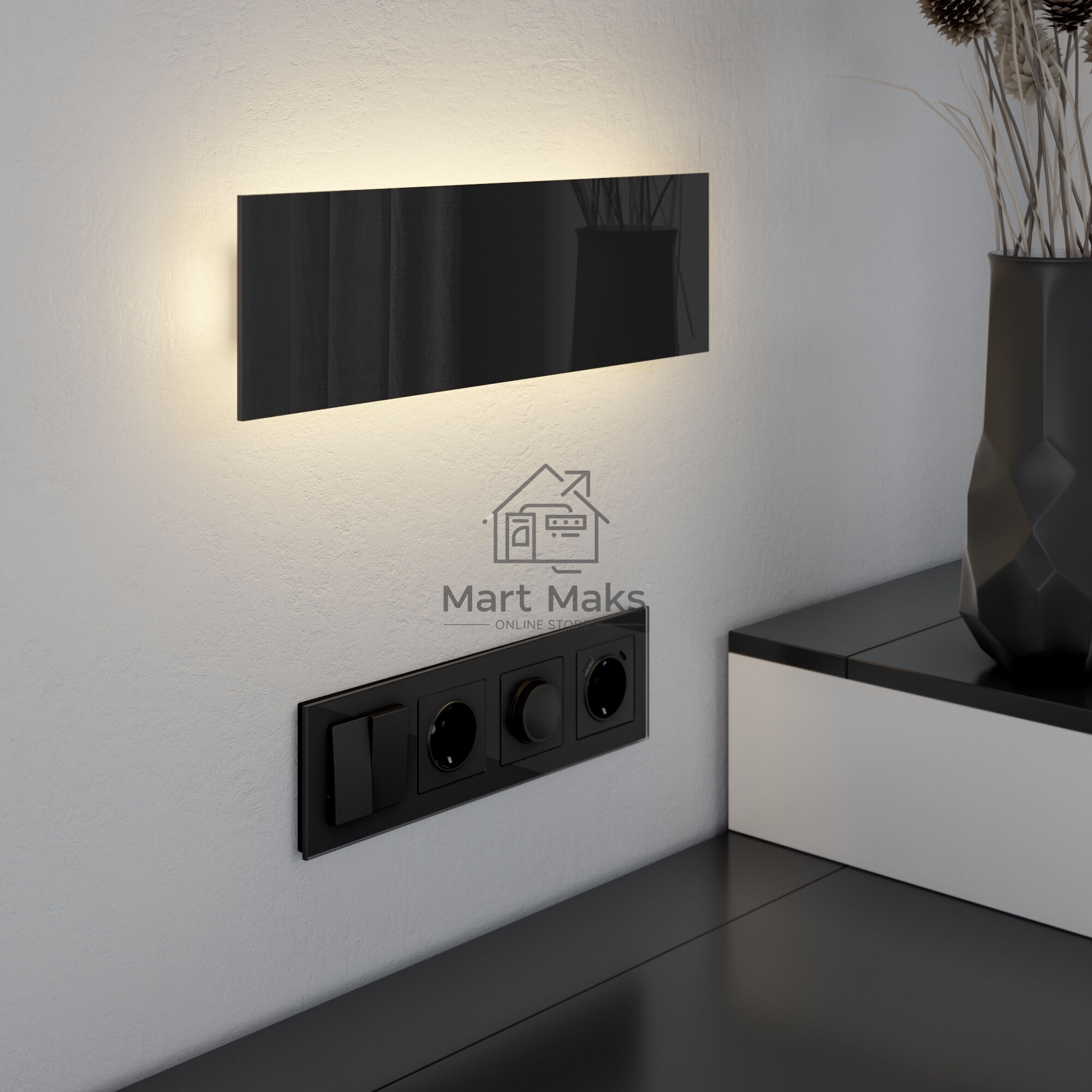Светильник настенный светодиодный MRL LED 1125/ Favorit Light черный