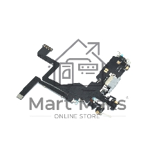 Шлейф с разъемом зарядки и микрофоном для iPhone 14 Pro (A2891), белый