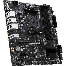 Материнская плата MSI PRO B550M-P, AM4, AMD B550, 4xDDR4, 4xSATA 6Gb/s, 2xM.2 (PCIe 4.0/3.0), 1xPCIe 4.0 x16, 2xPCIe 3.0 x1, 1xVGA, 1xHDMI, 1xDisplayPort, 1x 1Gb LAN, 4xUSB 3.2 Gen1 Type-A, 2xUSB 2.0 Type-A, 3x3.5 мм, 7.1, microATX