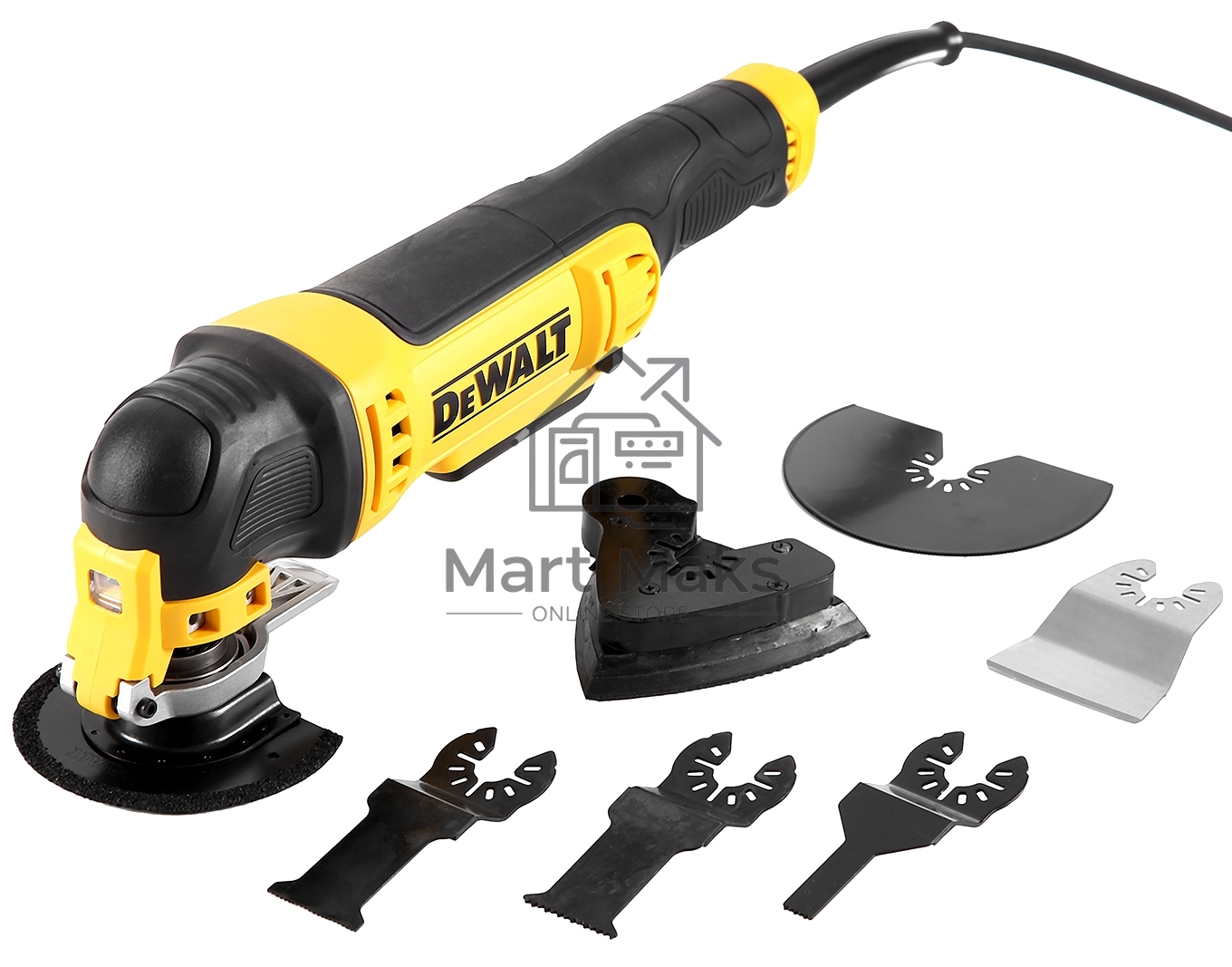 Многофункциональный инструмент DeWalt DWE315KT 300Вт желтый/черный