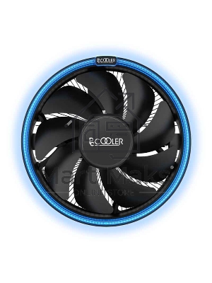 Кулер PCCooler E126MB черный 120мм алюминий 1800rpm 26.5db 4-pin 92W 70мм