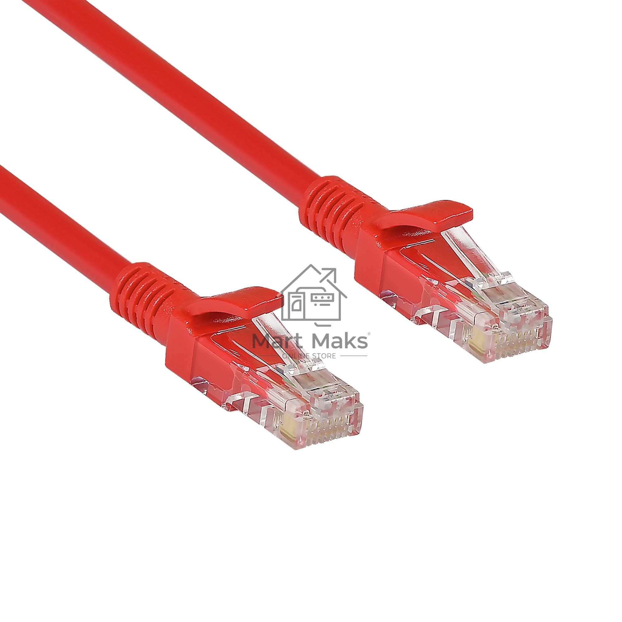 Патч-корд Exegate UTP-RJ45-RJ45-5e-5M-RD, UTP, cat.5e, 5м, красный