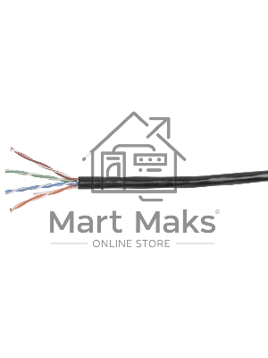 Витая пара U/UTP кат.5E 4x2x24AWG LSZH черный (305м) ITK LC3-C5E04-129