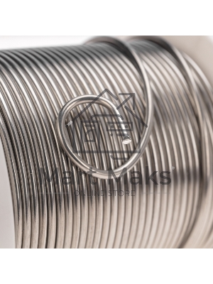 Припой ПОСу 95-5, 500г, Ø2мм, (олово 95%, сурьма 5%), бессвинцовый, ГОСТ 21931-76, катушка Rexant