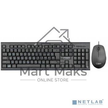 Комплект (клавиатура+мышь) CBR KB SET 711 Carbon