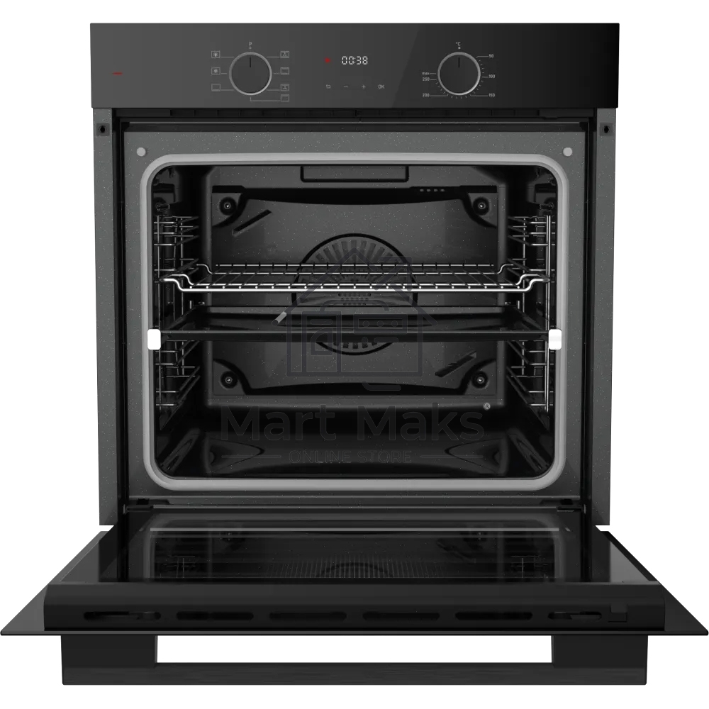 Встраиваемый духовой шкаф Kuppersberg HF 608 B 60 см, 80 л, High-Tech, 6 режимов, паровая очистка, черный