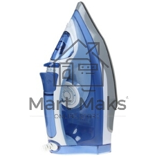 Утюг Delta LUX DL-712 белый с синим, 2400 Вт, 30 г/мин, 150 г/мин, 350 мл