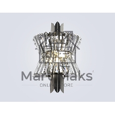 Настенный светильник Ambrella light LH41032/2 BK/CL черный/прозрачный E14*2 max 40W 310*180*460