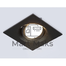 Светильник Ambrella light TN1144 BK черный IP44 GU5.3 95*95*38