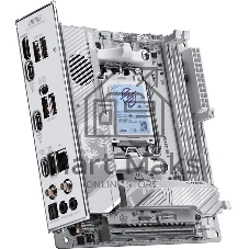 Материнская плата MSI MPG X870I EDGE TI EVO WIFI, AM5, AMD X870, 2xDDR5 (до 128 ГБ), 2xSATA, 3xM.2 (1xPCIe 5.0, 2xPCIe 4.0), 1xPCIe 5.0 x16, 1xHDMI, 1x5Gb LAN, Wi-Fi 7, Bluetooth 5.4, 2xUSB-C 40Gbps (USB4), 1xUSB-C 10Gbps, 5xUSB-A 10Gbps, 3x3.5 мм + S/PDIF оптический, 7.1, белый/серебристый, Mini-ITX