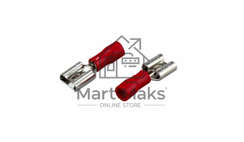 Клемма плоская изолированная гнездо 7.4 мм 0.5-1.5 мм² (РПи-м 1.5-(6.3)/РПИм 1,25-250) Rexant