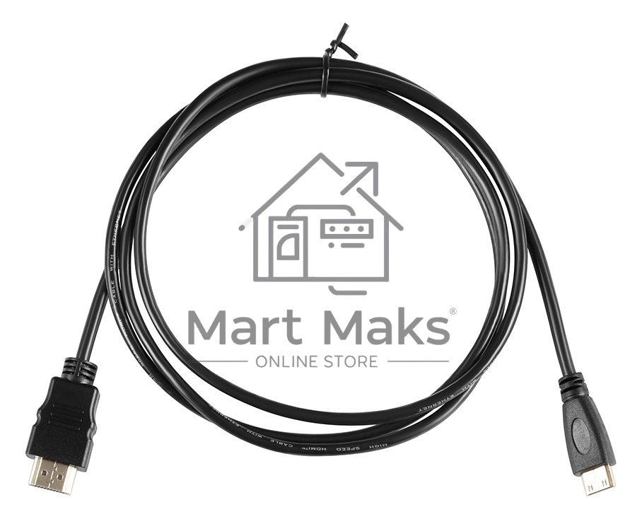 Кабель аудио-видео Buro mini-HDMI (m)/HDMI (m) 1.5м. черный (BHP-MINHDMI-1.5)