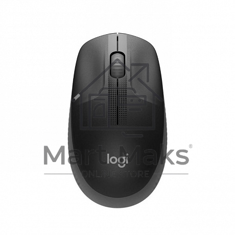 Мышь беспроводная Logitech M190 черный, 1000 dpi, радиоканал, USB, кнопки - 3