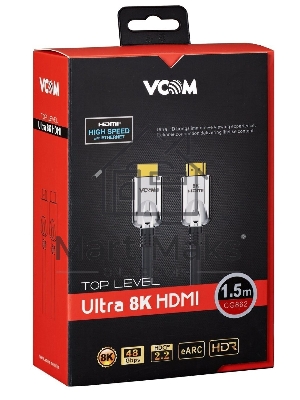 Кабель HDMI 19M/M,ver. 2.1, 8K@60 Hz 1.5m VCOM <CG862-1.5M> VCOM/TELECOM