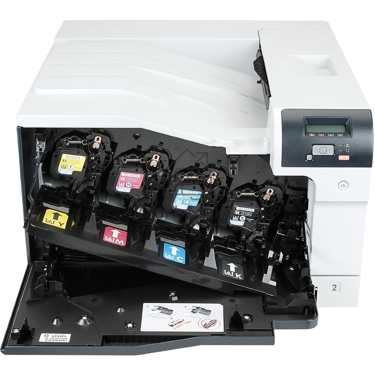 Принтер лазерный HP Color LaserJet CP5225dn (CE712A), A3, цветной, печ. до 20 стр/мин., 600 x 600 dpi, USB, RJ-45
