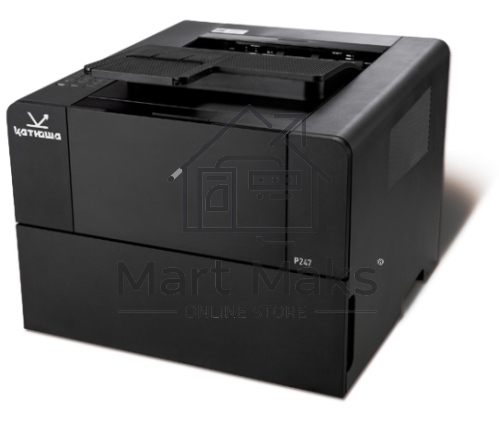 Принтер лазерный Катюша P247, A4, ч/б, печ. до 47 стр/мин., 1200 x 1200 dpi, USB, RJ-45, Wi-Fi