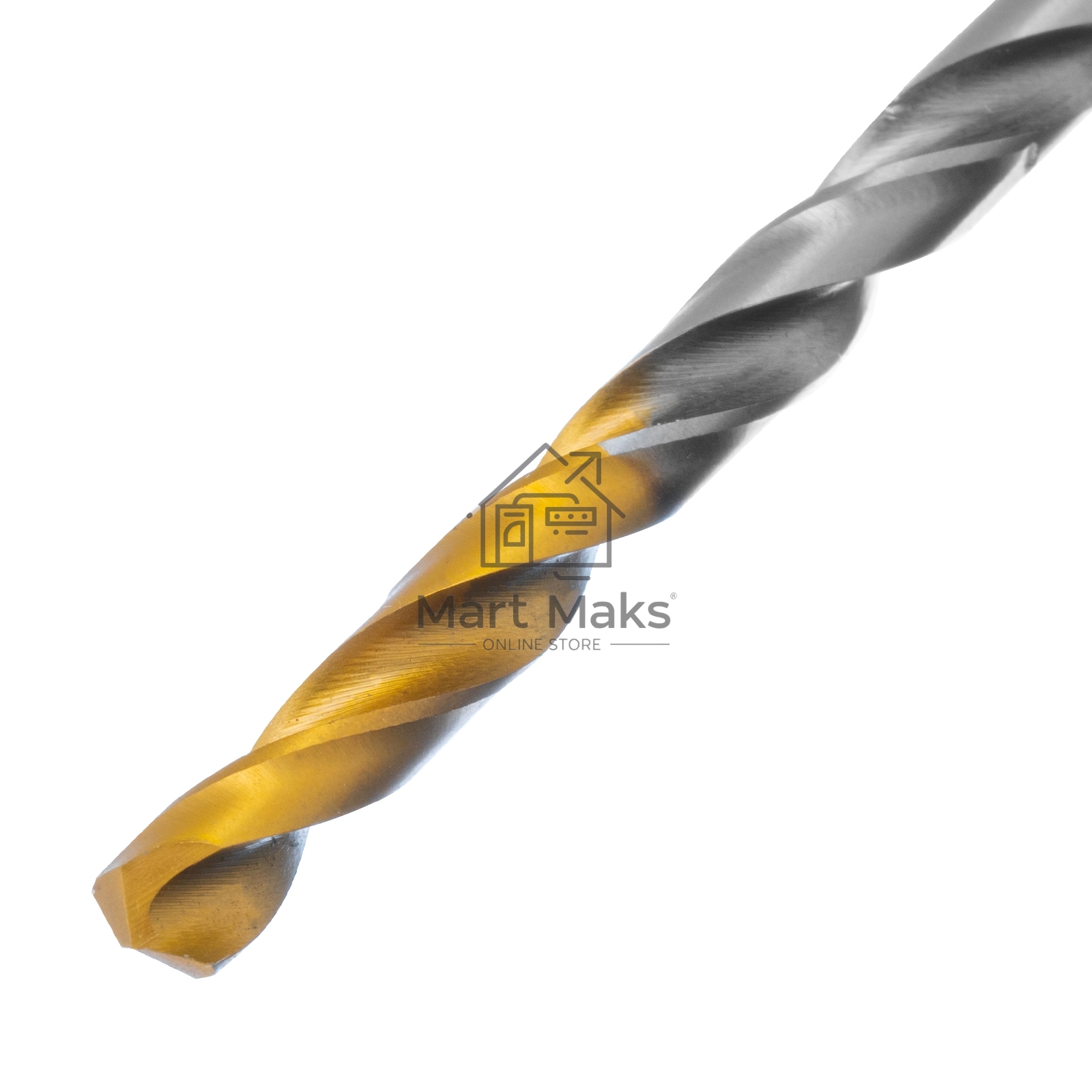Сверло спиральное по металлу 4,2 x 75мм, Р6М5, Golden Tip Denzel
