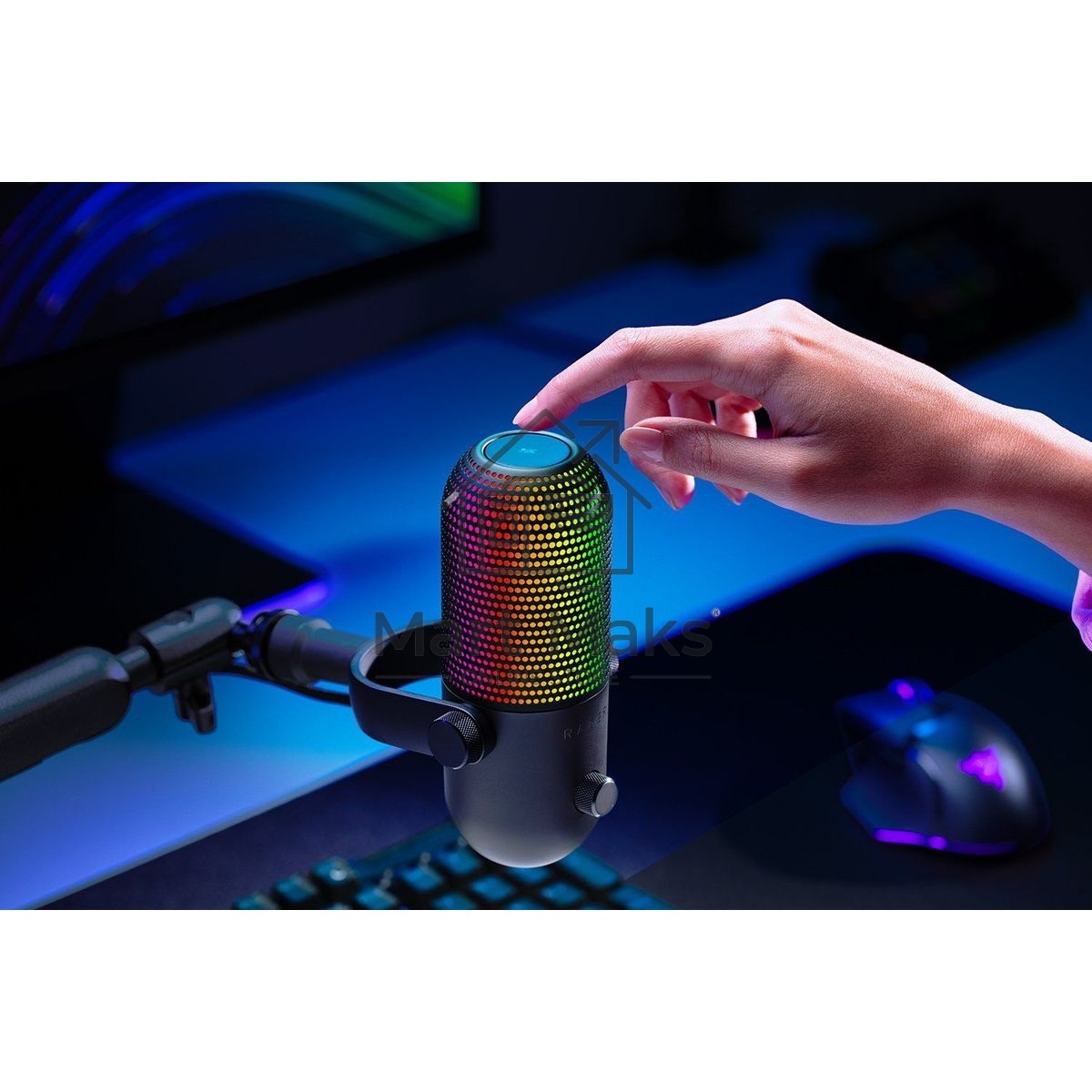 Микрофон Razer Seiren V3 Chroma - черный/Razer Seiren V3 Chroma - черный