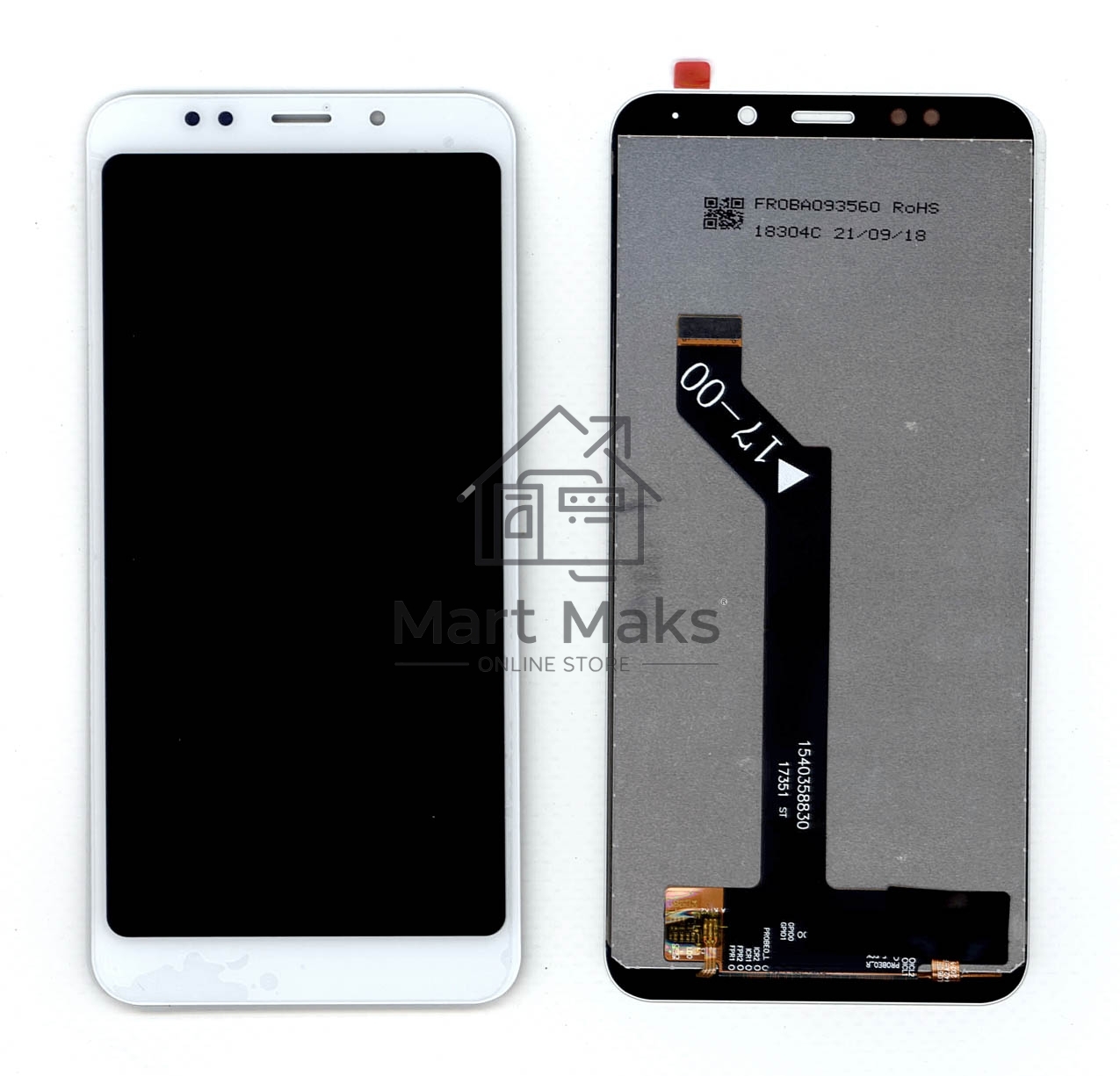 Дисплей для Xiaomi Redmi 5 Plus (Small size) белый