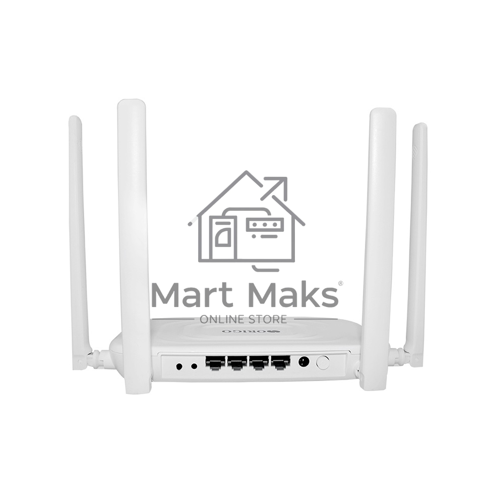 Беспроводной двухдиапазонный маршрутизатор AC1200, 1x1000Base-T WAN, 3x1000Base-T LAN, 4 внешние антенны 5 dBi