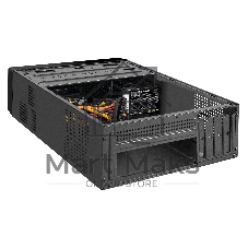 Компьютерный корпус Desktop ExeGate MI-208U2-M350 (mini-ITX/mATX, БП M350 с вент. 8см, 1хUSB+2хUSB 3.0, аудио, черный)