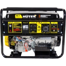 Электрогенератор бензиновый Huter DY9500LX, 8 кВт, 91 дБ, 80 кг